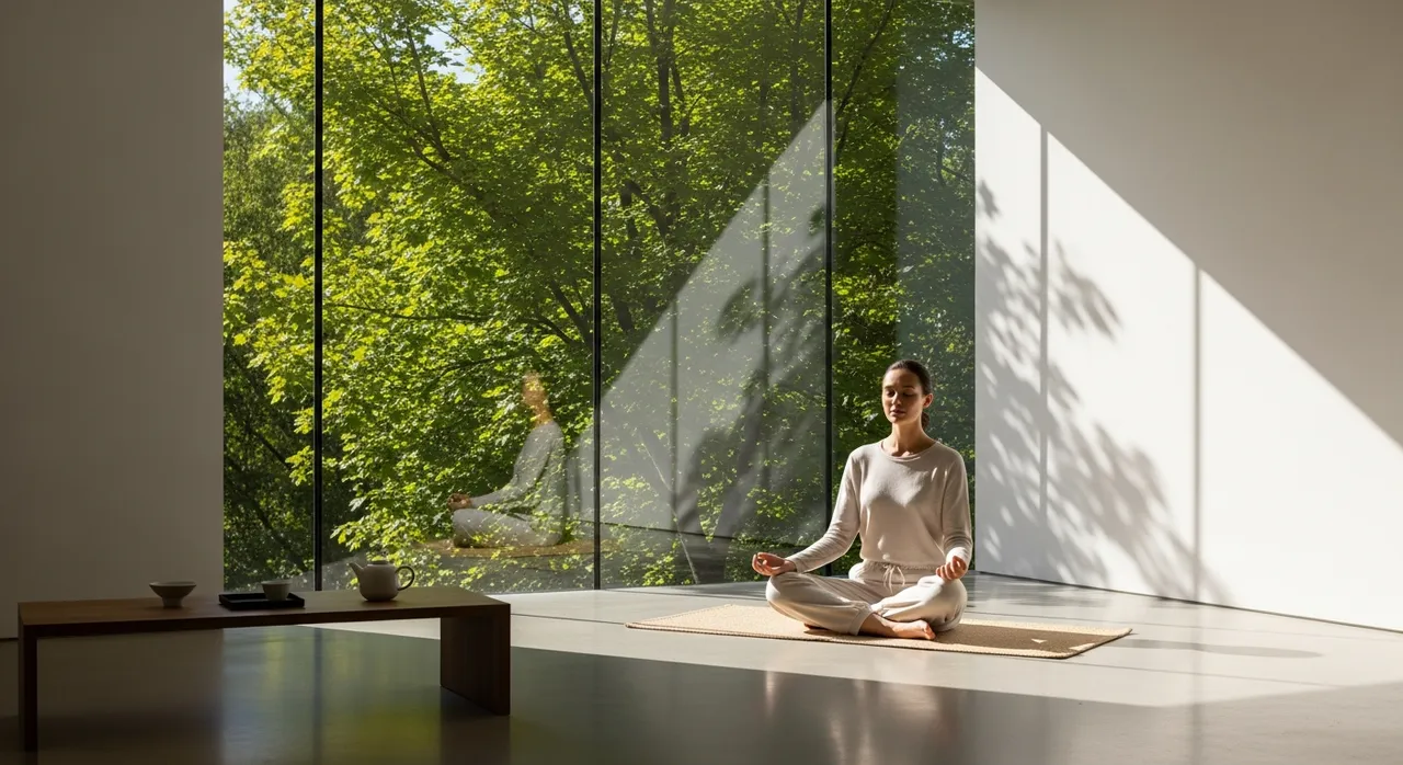 Premium Meditation Scene